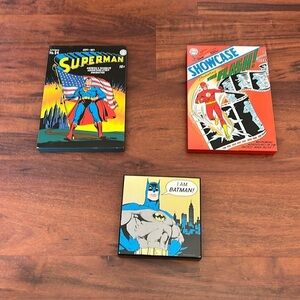 Superhero room decor, (3) flash, batman, superman wood lightweight